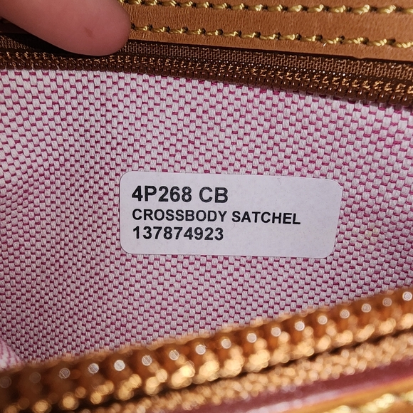 Dooney & Bourke Red Leather Tote Bag - Picture 8 of 8